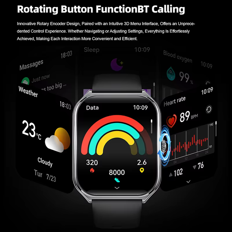 Nouveau pour OPPO Ultra mince montre intelligente hommes AMOLED HD écran toujours afficher l'heure fréquence cardiaque Bluetooth appel sport étanche Smartwatch