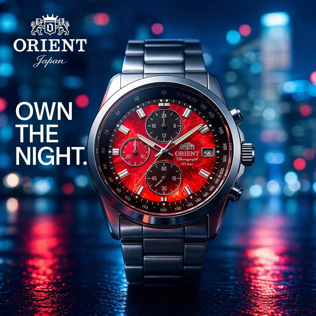 Montre chronographe à quartz pour homme Japan Orient
