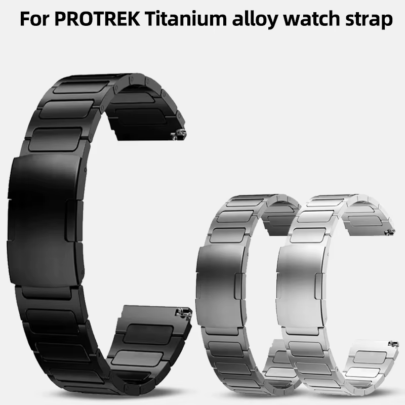 PRG 340 bracelet de montre en titane de haute qualité pour Casio Protrek 3513 PRG-340T/B/L/SC