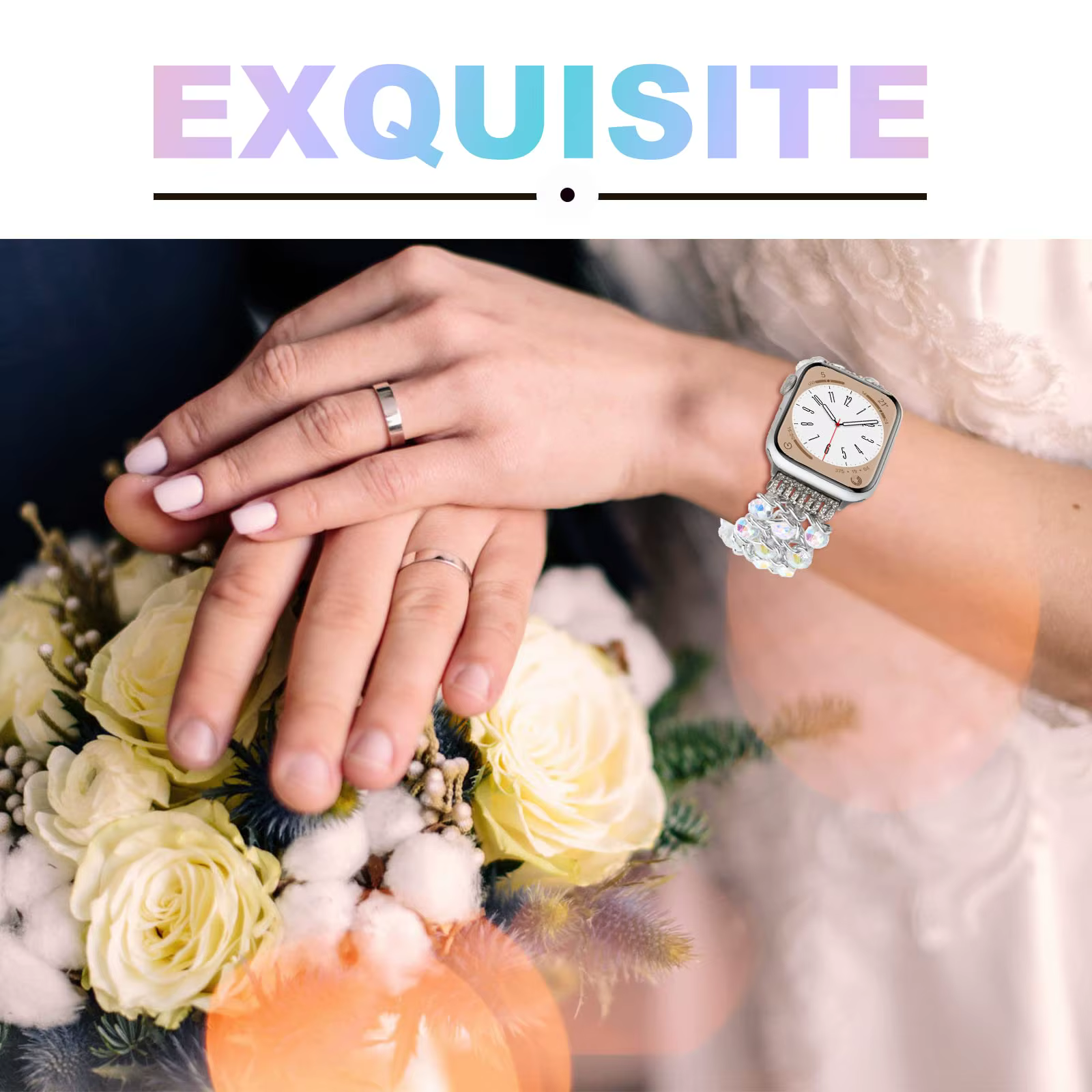 Perle Flash pour Apple Watch femmes
