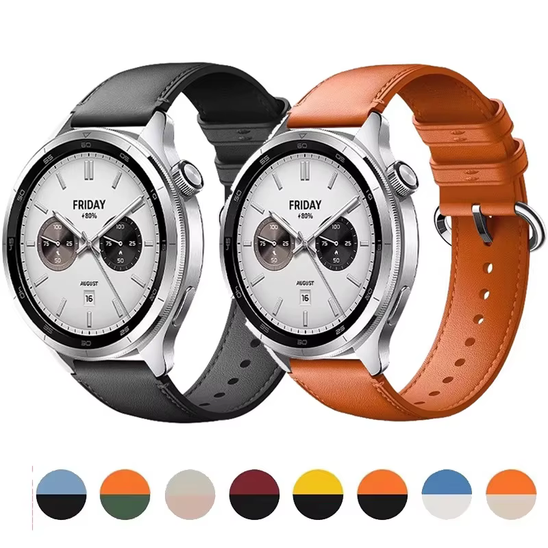 Bracelet en cuir souple actif pour montre Xiaomi S4 S3/S2/S1