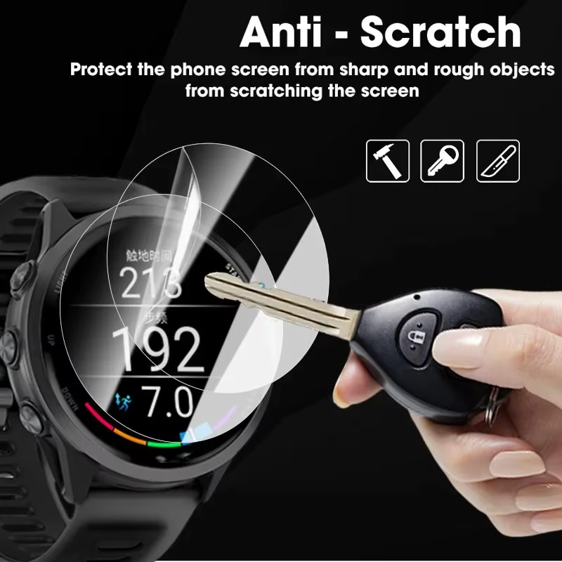 Film de protection Hydrogel pour Garmin Forerunner 965 570 955 265 265S 255 255S, protecteur d'écran HD pour la série Forerunner, 1 à 5 pièces