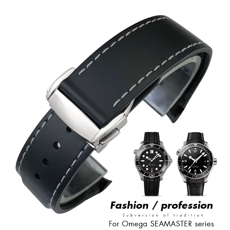 Bracelet de montre en caoutchouc et silicone souple