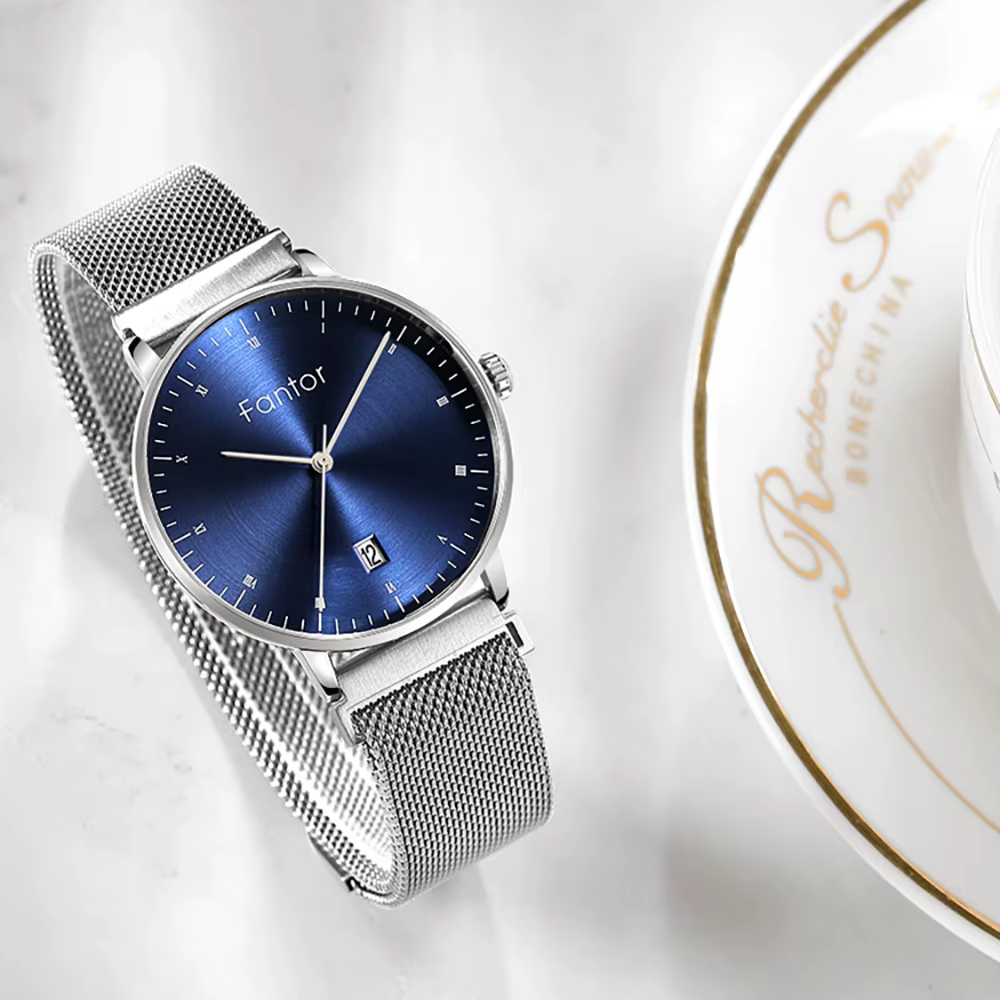 Fantor – montre-bracelet en argent pour femmes