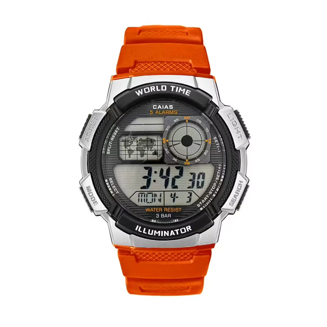 Montre G-SHOSU 2100, montre numérique de sport pour homme
