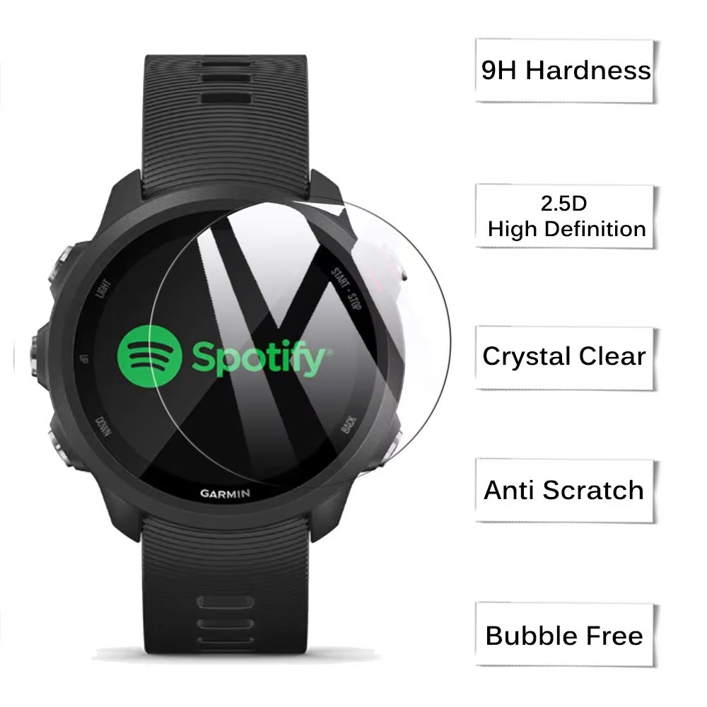 Étui de protection 2 en 1 + protecteur d'écran pour Garmin Forerunner 245 255 265 Music