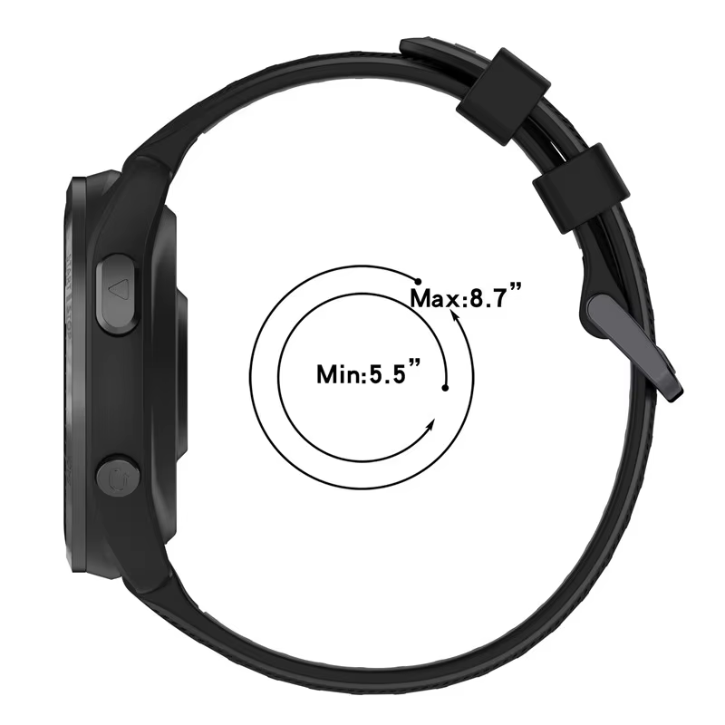 Bracelet de sport pour Garmin Fenix 7 Pro 6 5 Forerunner 965 955 Solar 945 935 745