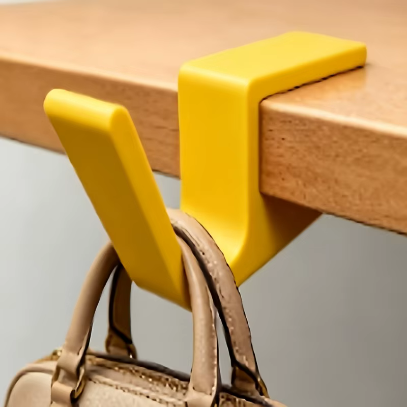 Crochet de bureau, support de sac sans perçage, support de sac à dos portable pour espace de travail, organisateur sans désordre