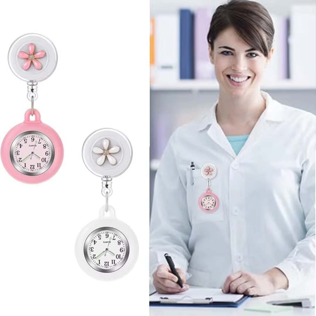 Montre à clipser pour infirmière