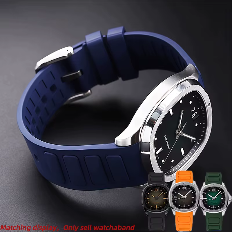 Bracelet de montre en caoutchouc pour Mido M049 Multifort TV