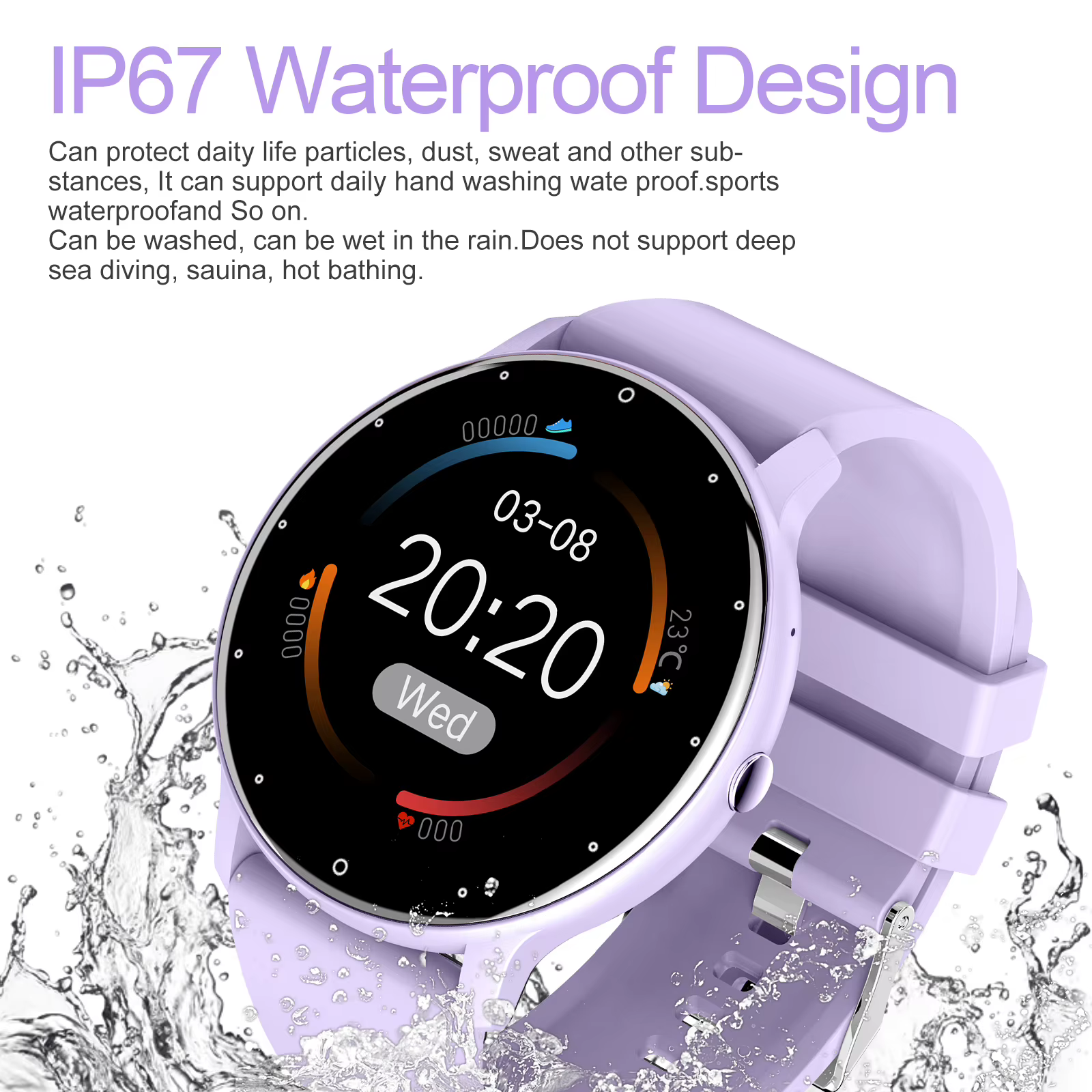 LIGE montre intelligente femmes hommes sport Fitness moniteur de santé nouvelles montres IP67 étanche Bluetooth appel pour Android ios Smartwatch