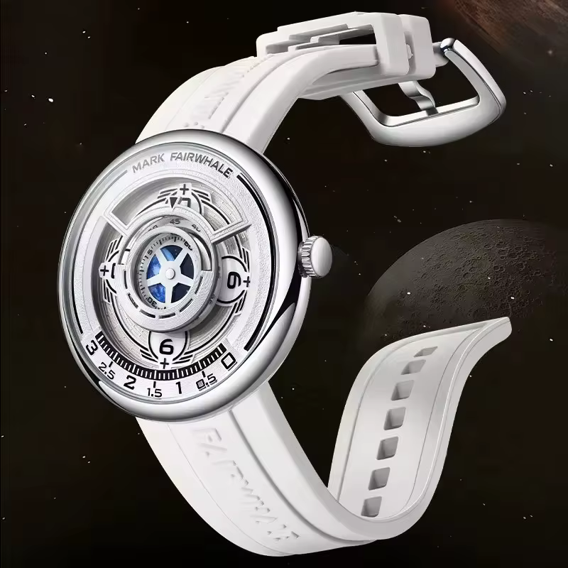Mark Fairwhale 5990 à la mode décontracté terre 3D Relojes Hombre à la mode lumineux montre-bracelet sport montres à Quartz pour hommes cadeau
