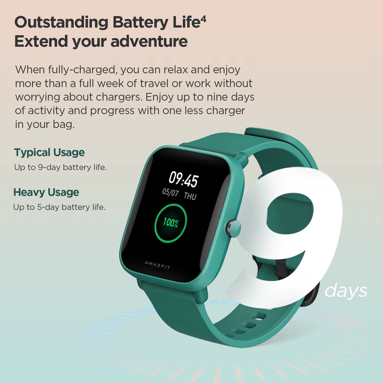 Amazfit Bip U Pro montre intelligente SpO2 5ATM étanche Bluetooth5.0 GPS surveillance du sommeil Version mondiale 95 nouvelle exposition SmartWatch