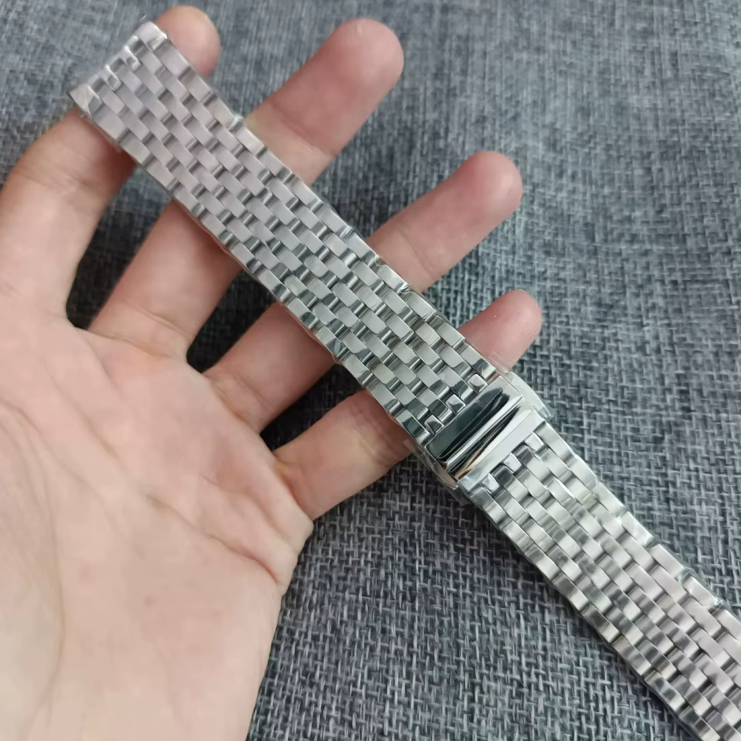 Bracelet de montre Jubilee en acier inoxydable 316 massif de haute qualité