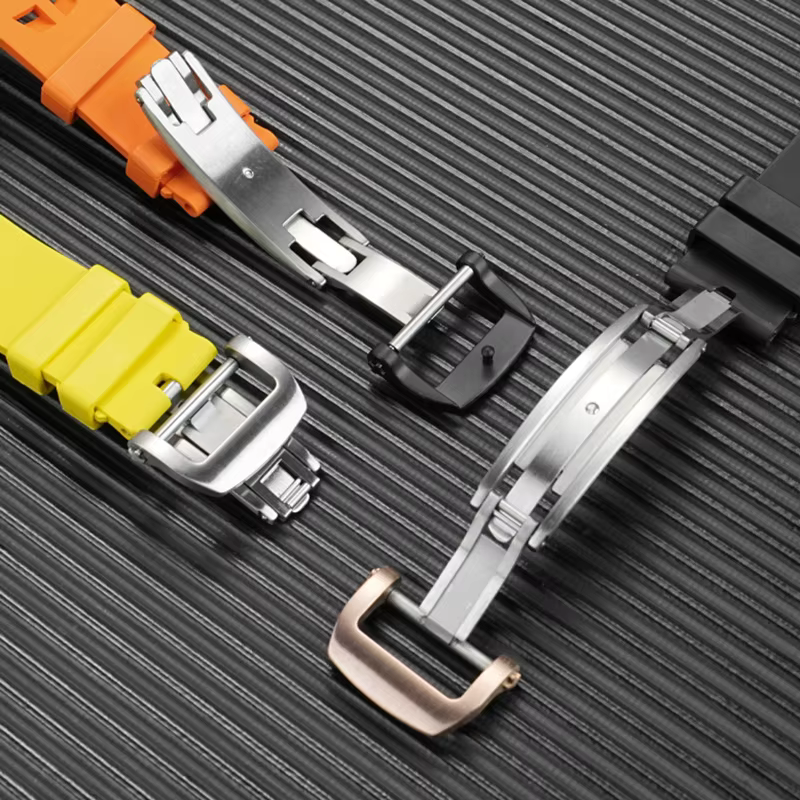 Bracelet de montre en caoutchouc fluoré