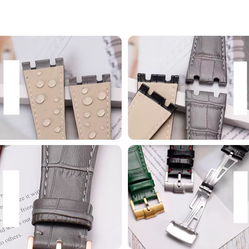 Bracelet de montre en cuir véritable pour Audemars Piguet Royal Oak Offshore AP 15400/15500/26331