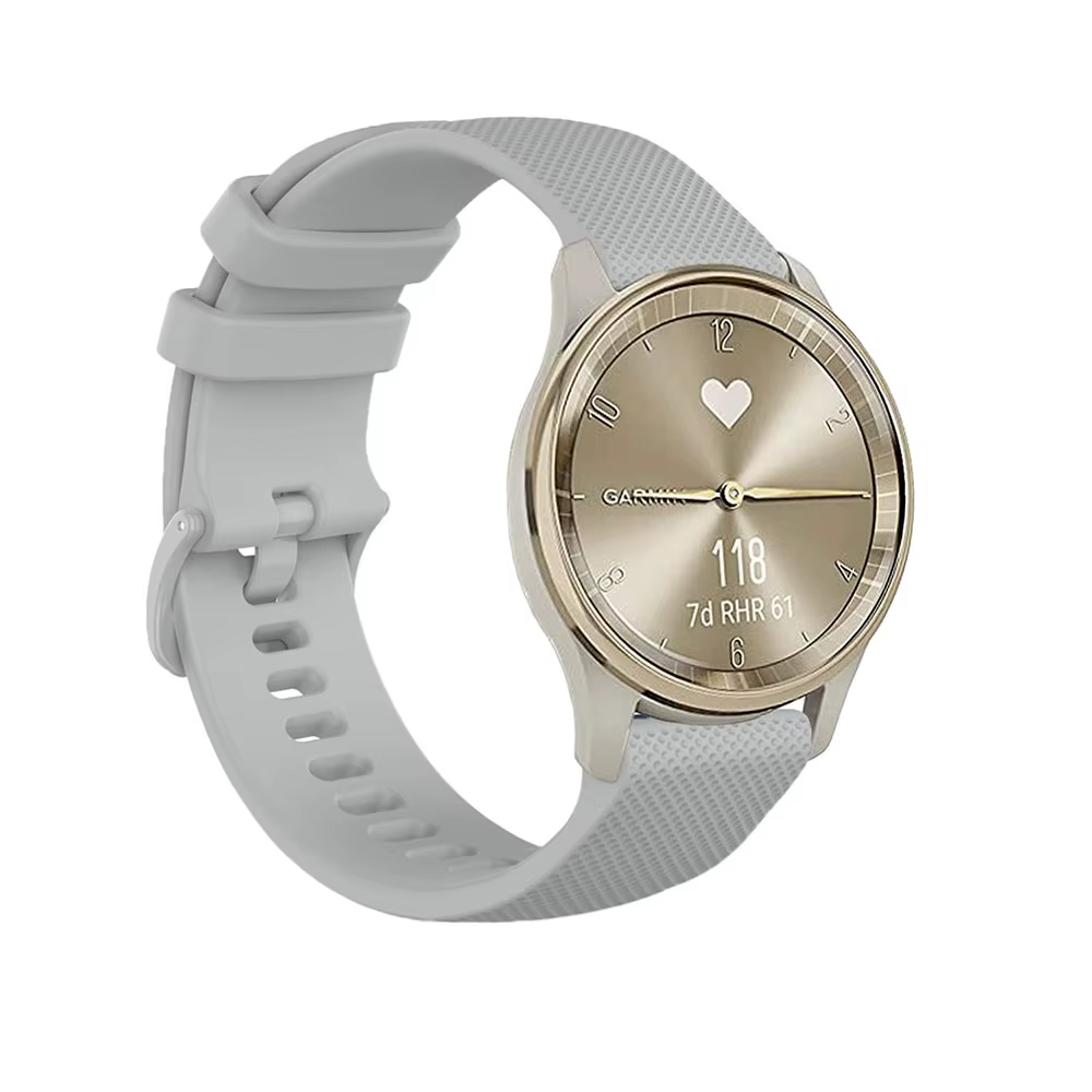 Bracelet en Silicone de 20mm pour Garmin Vivomove tendance/Sport/Style/Luxe/HR