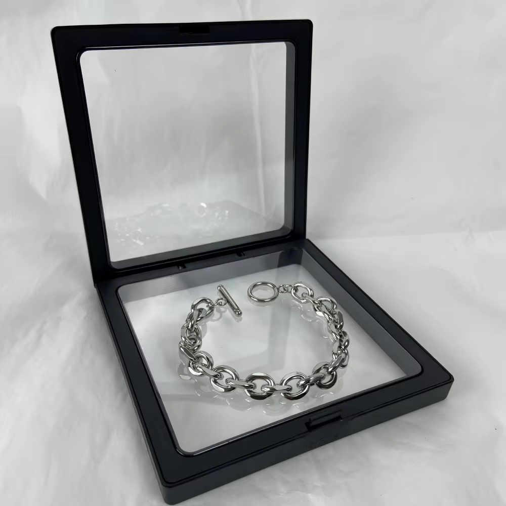 Bracelet Simple en acier inoxydable pour hommes et femmes