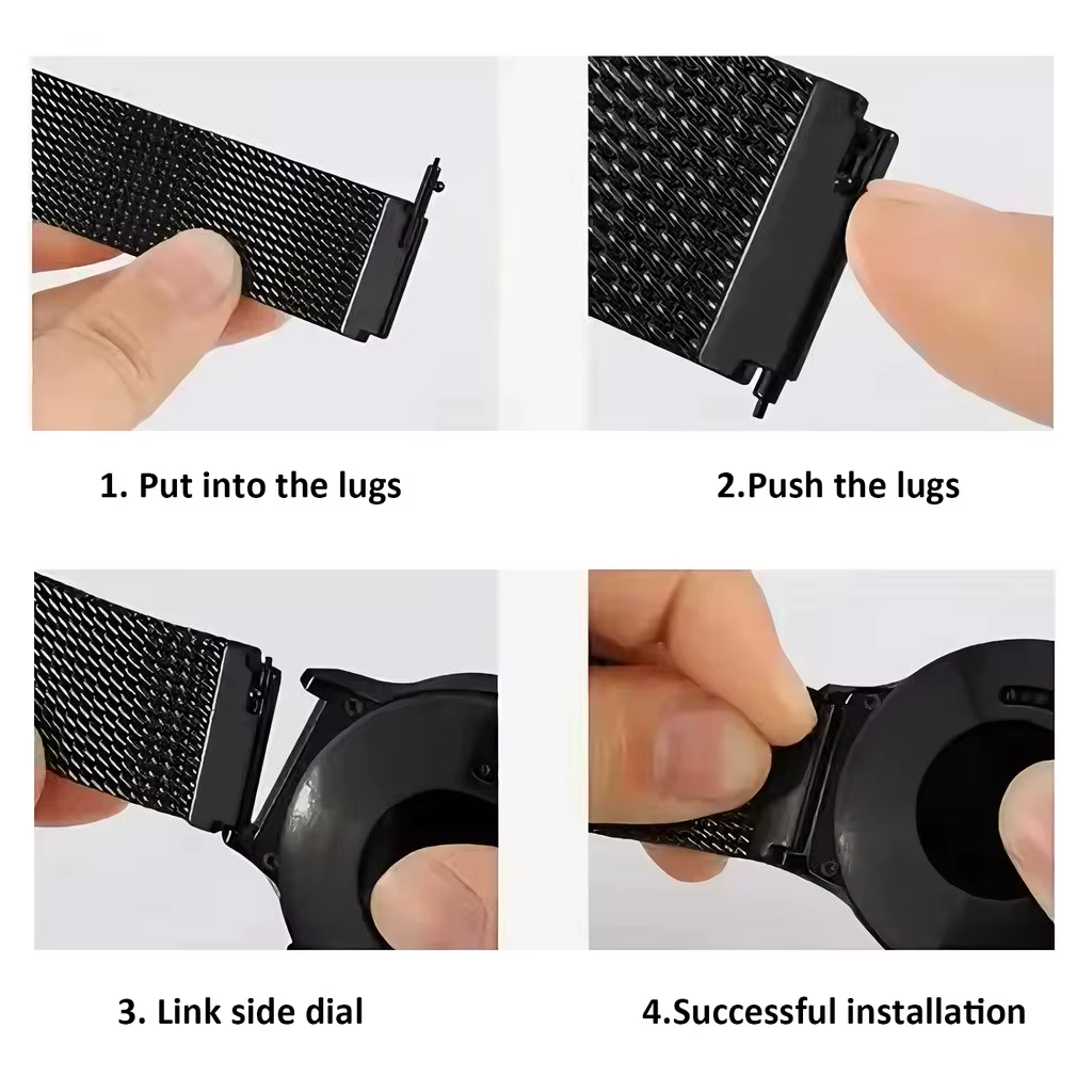 Bracelet à boucle magnétique pour montre Realme 5
