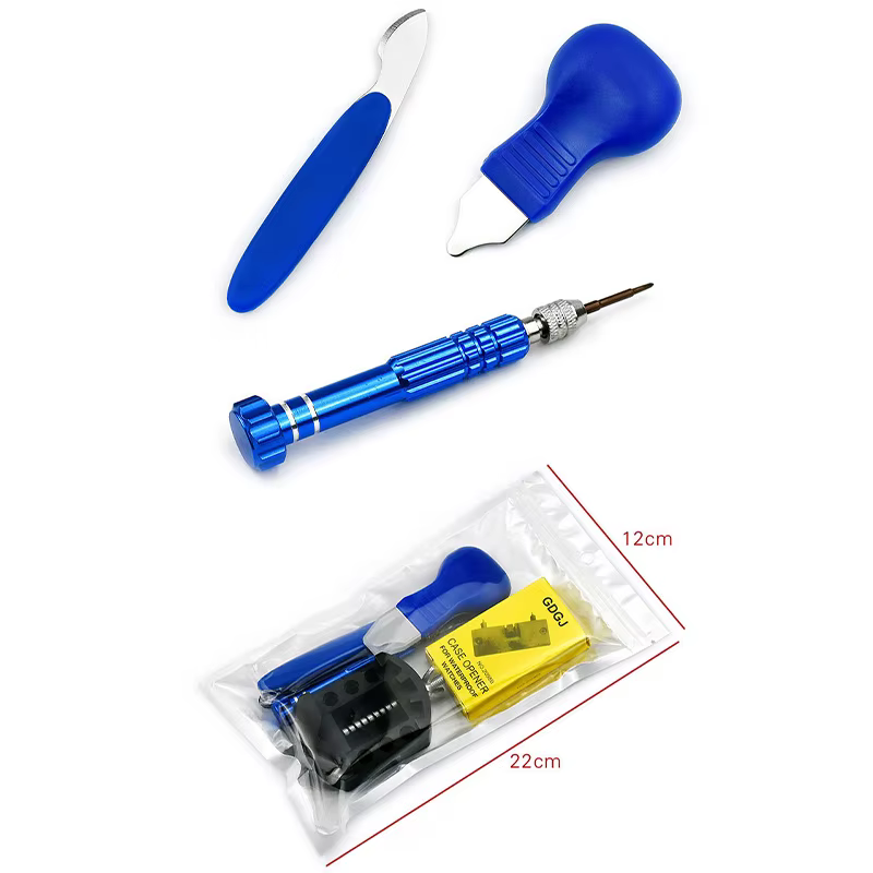 Kit de 12 outils de réparation pour le remplacement de piles de montre