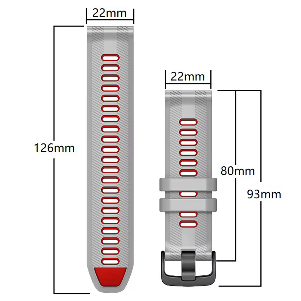 Bracelet de montre 22mm pour Garmin Forerunner 965