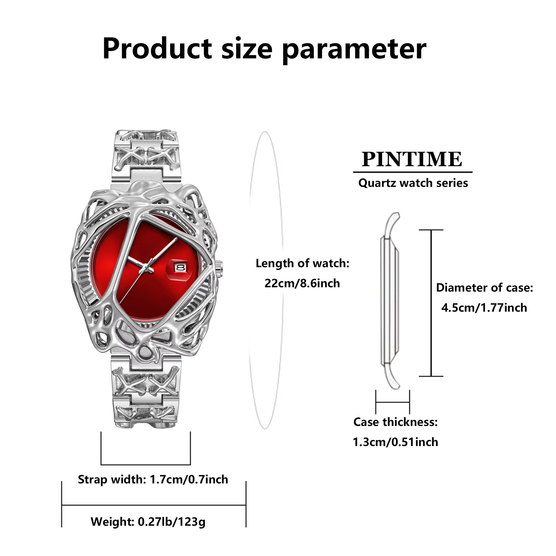 Montre à quartz pour homme