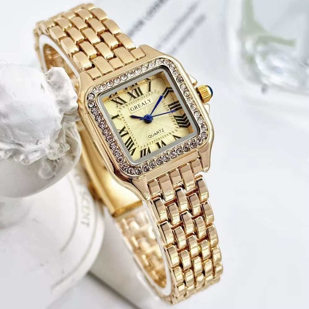Nouveau luxe femmes montre mode carré montre-bracelet