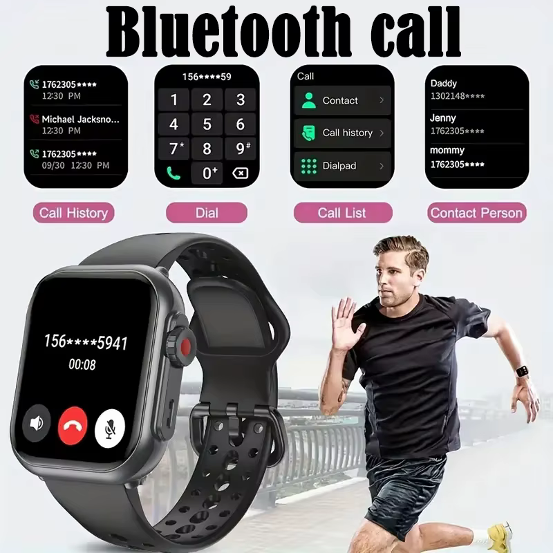 2025 nouveau pour Xiaomi montre intelligente hommes femmes 1.85 pouces HD AMOLED plein écran tactile IP68 étanche Bluetooth appel SmartWatch homme