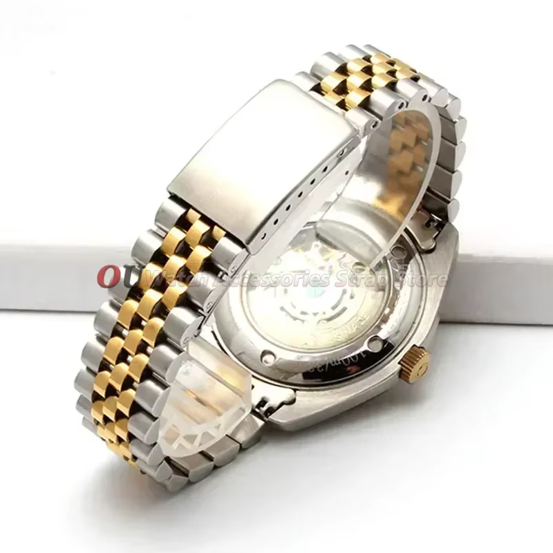 Bracelet de montre 18mm 19mm 20mm 21mm 22mm pour bracelet Jubilee pour Rolex DATEJUST, accessoires de luxe en acier inoxydable à extrémités courbées