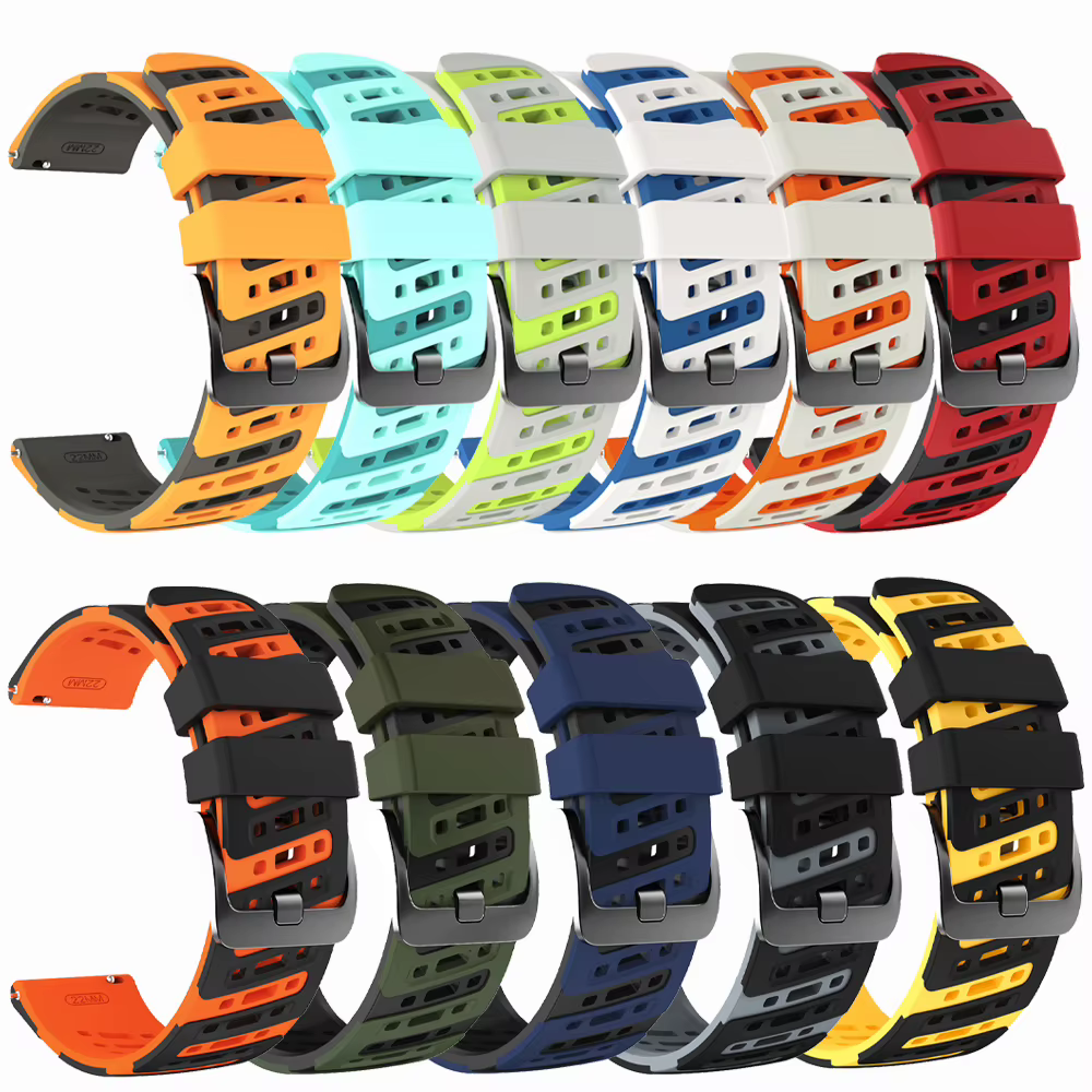 Bracelet de remplacement pour Amazfit Balance 3 2 Ultra/Cheetah 2 Ultra 48mm/Bip 6 5 Max/GTR 47mm 4/2/3 Pro