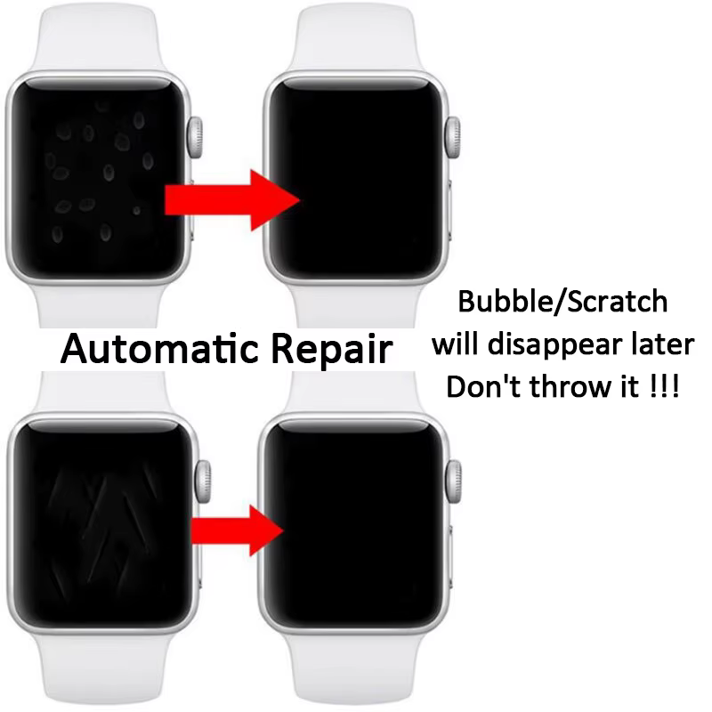 Film hydrogel souple de protection latérale pour Apple Watch Series 11 10 9 8 7 6 5 4 3 2 1 SE 2 Ultra2 3