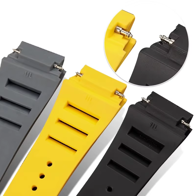 Bracelet de montre en caoutchouc de style d'oreille frais