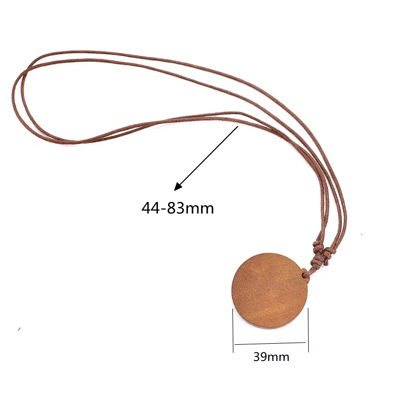 Collier en verre Mandala, pendentif en bois d'art rétro, bijoux bouddhistes à géométrie sacrée, cadeau de Yoga spirituel