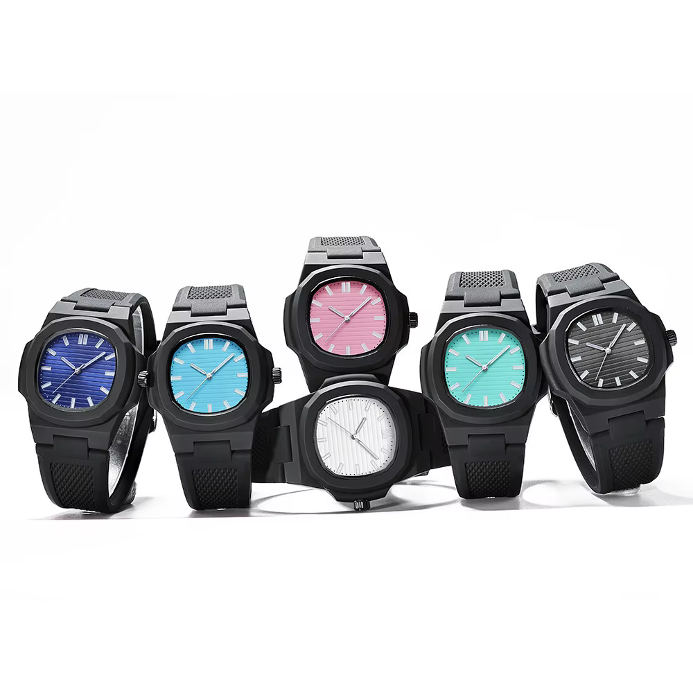 Montre de sport unisexe Nautilus avec bracelet en silicone