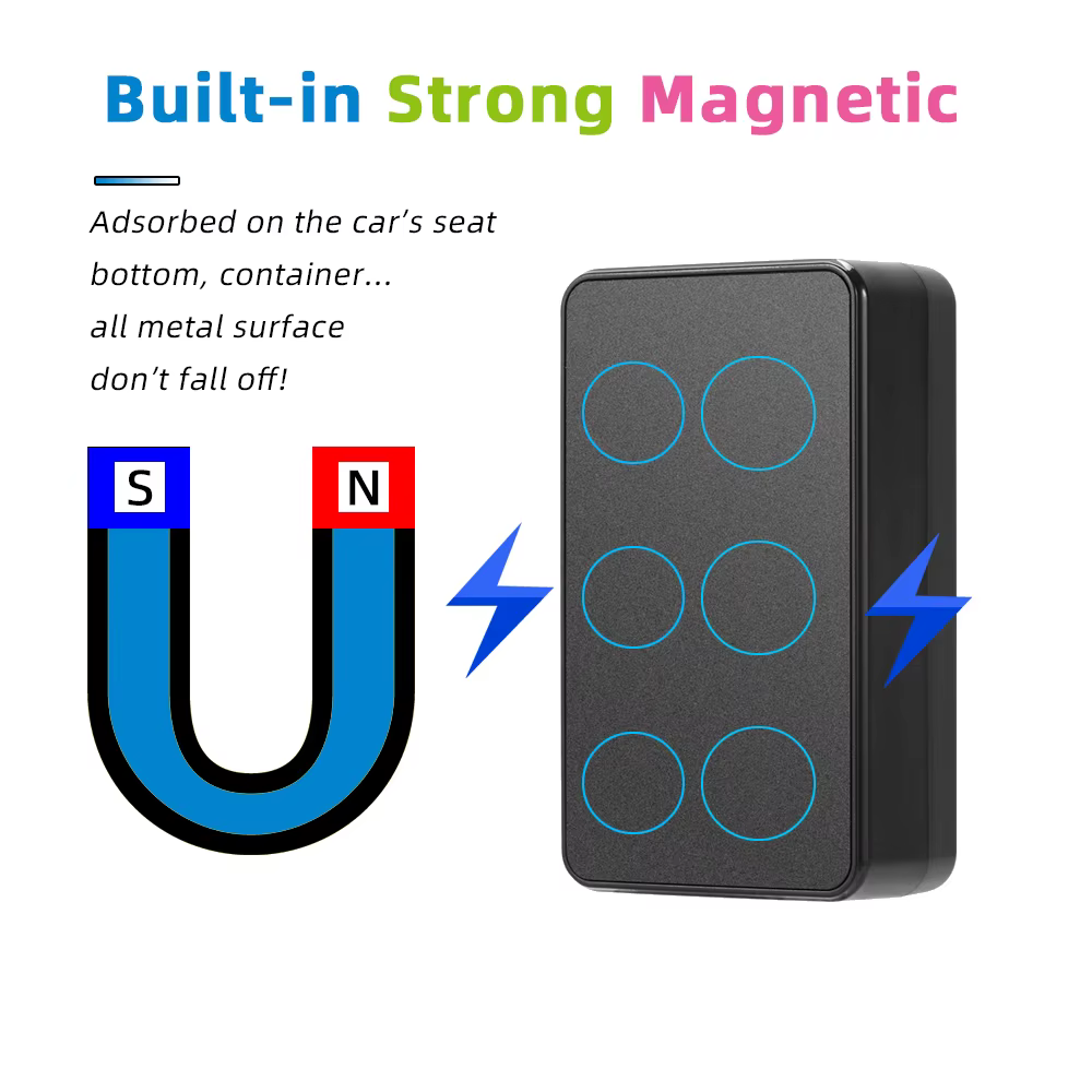 Dispositif de suivi GPS 4G pour voiture, localisateur magnétique 10000 mAh avec géolocalisation en temps réel, application antivol, traceur de position par satellite