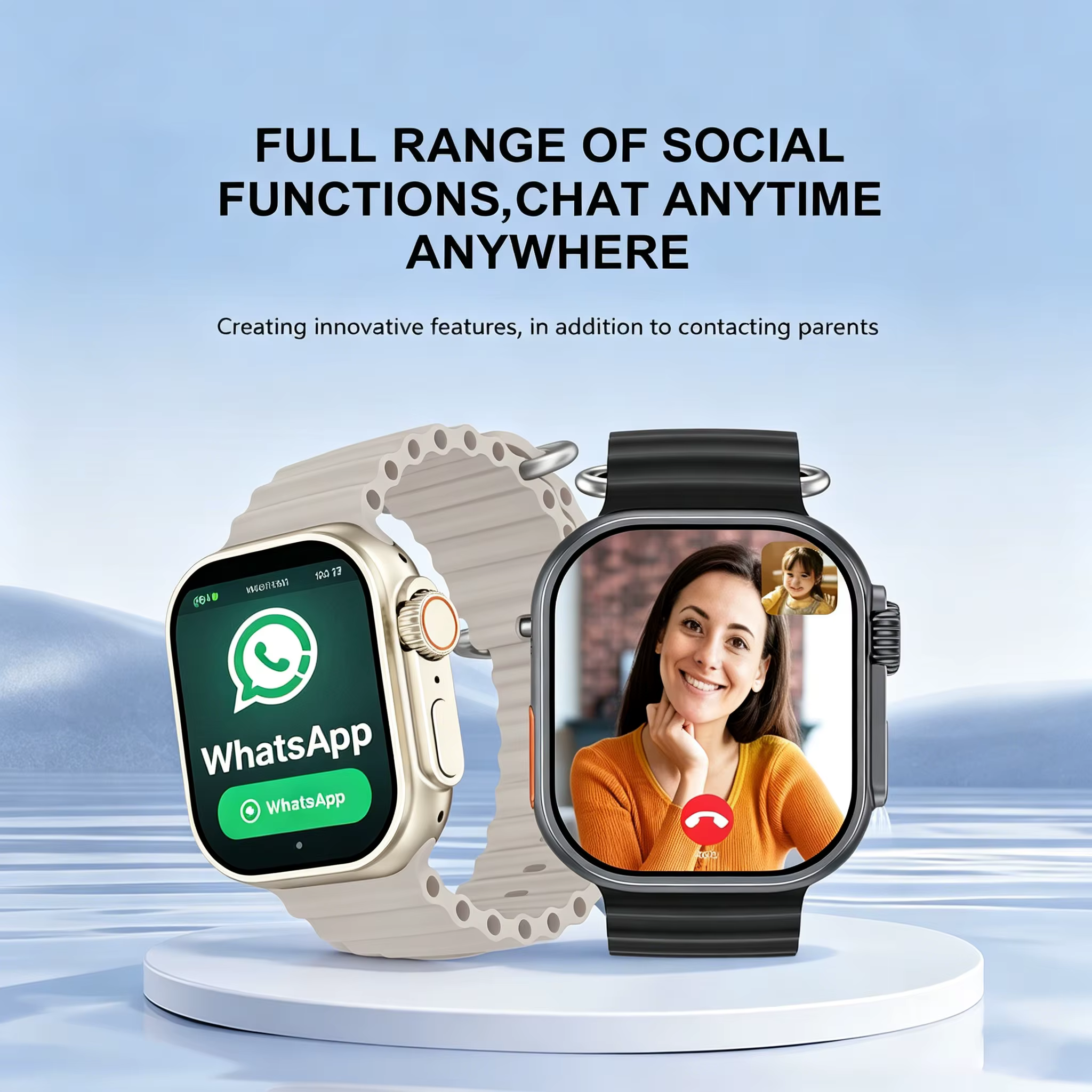 NOUVELLE Montre connectée Ultra Pro Max 4G avec carte SIM