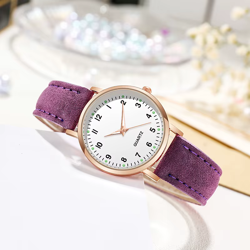 Montre de mode pour femmes ceinture en cuir montres dames de luxe analogique Quartz lumineux montre-bracelet horloge Relogio Feminino