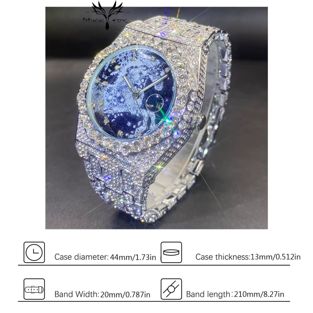 Montre-bracelet automatique MISSFOX pour homme