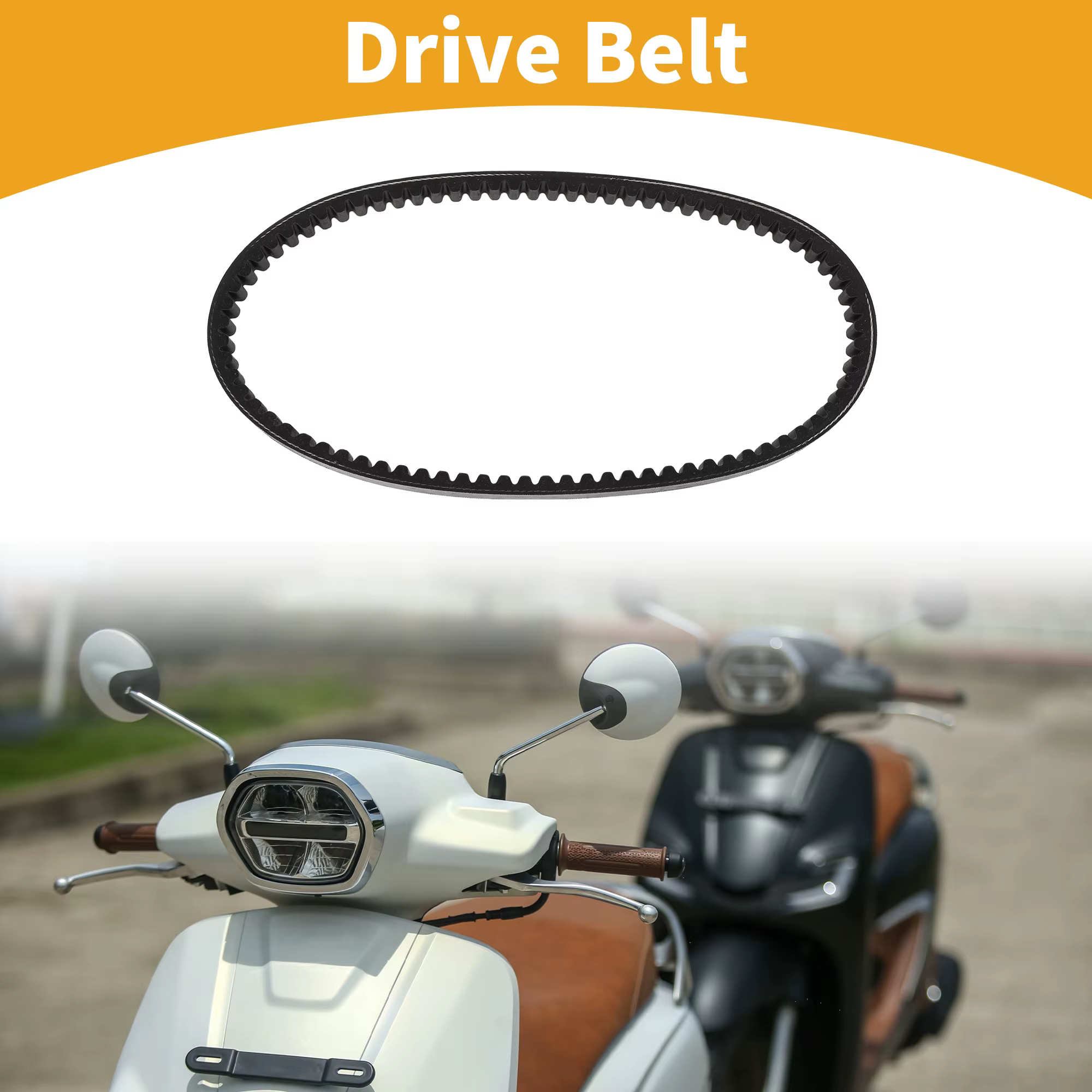 Courroie d'entraînement Motoforti pour moto, V-Belt pour Aprilia 125, Leonardo St 2003-2004