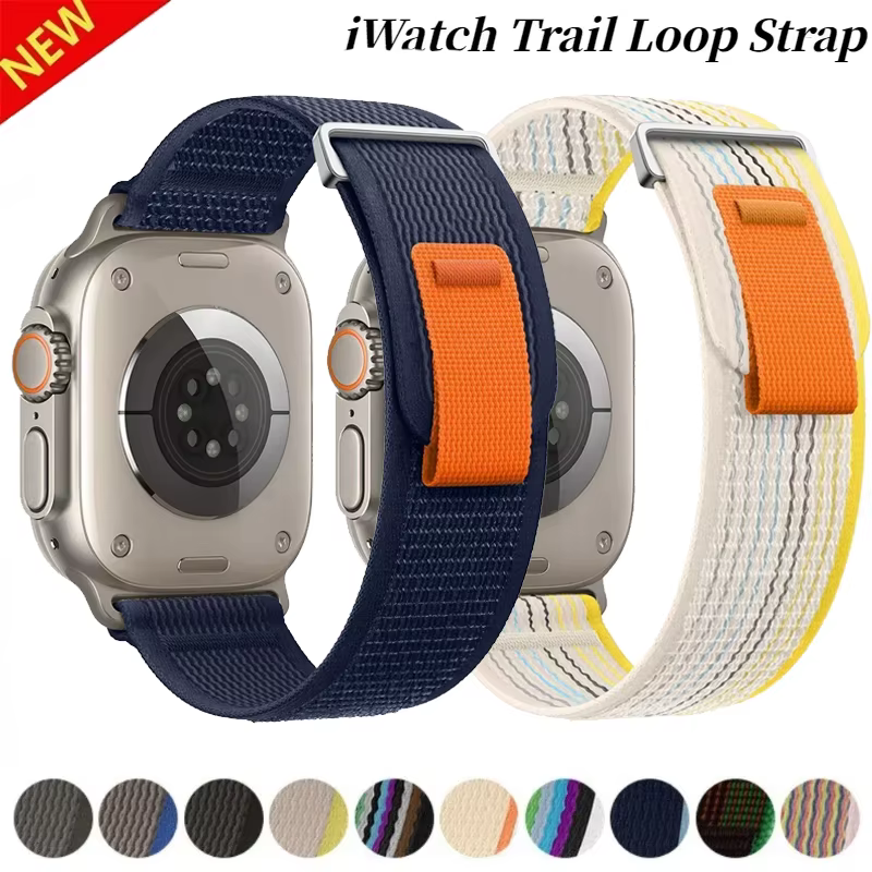Bracelet Trail Loop pour Apple Watch Ultra 3/2 49mm 46mm 45mm 44mm 42mm