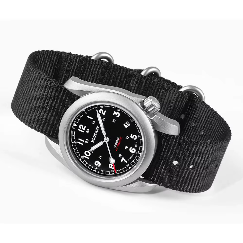 BODERRY montres de terrain pour hommes titane automatique pour Seiko montre-bracelet de plongée de marque supérieure