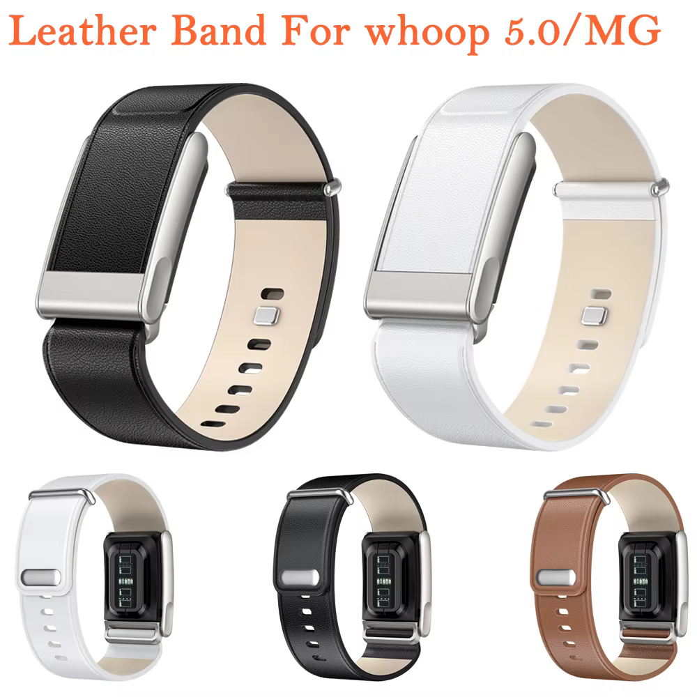 Bracelet en cuir d'origine pour Whoop 5.0/MG