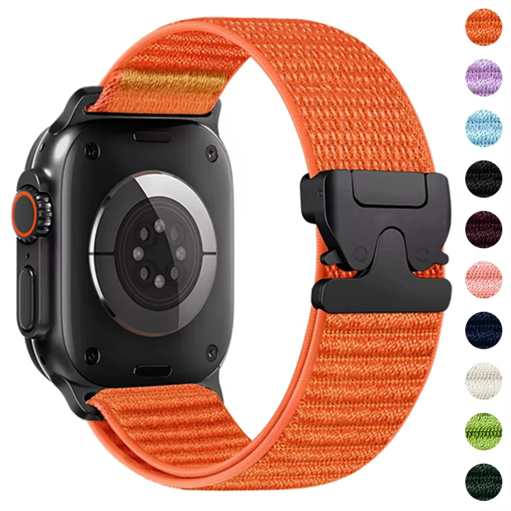 Bracelet en nylon tressé pour Apple Watch Ultra 3/2