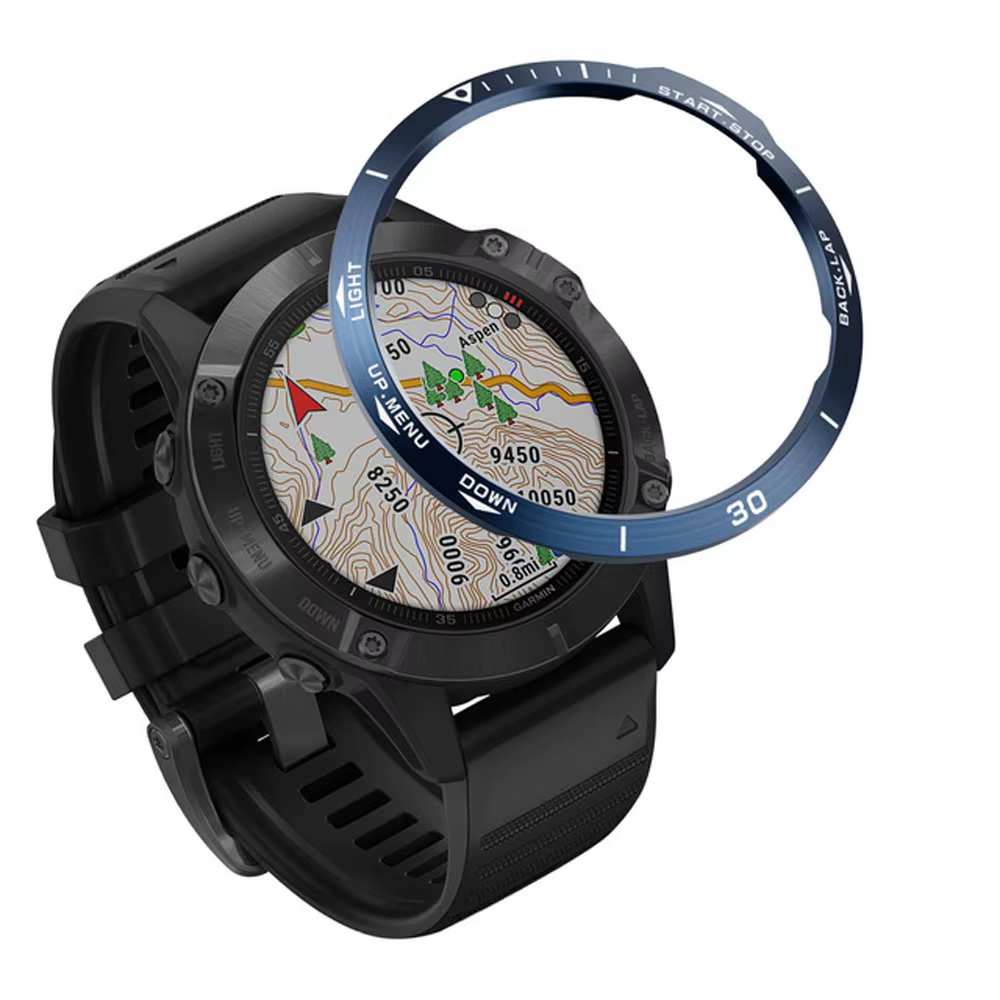 Lunette pour Garmin Fenix 7 7X 6 6X Pro 5 5X Plus