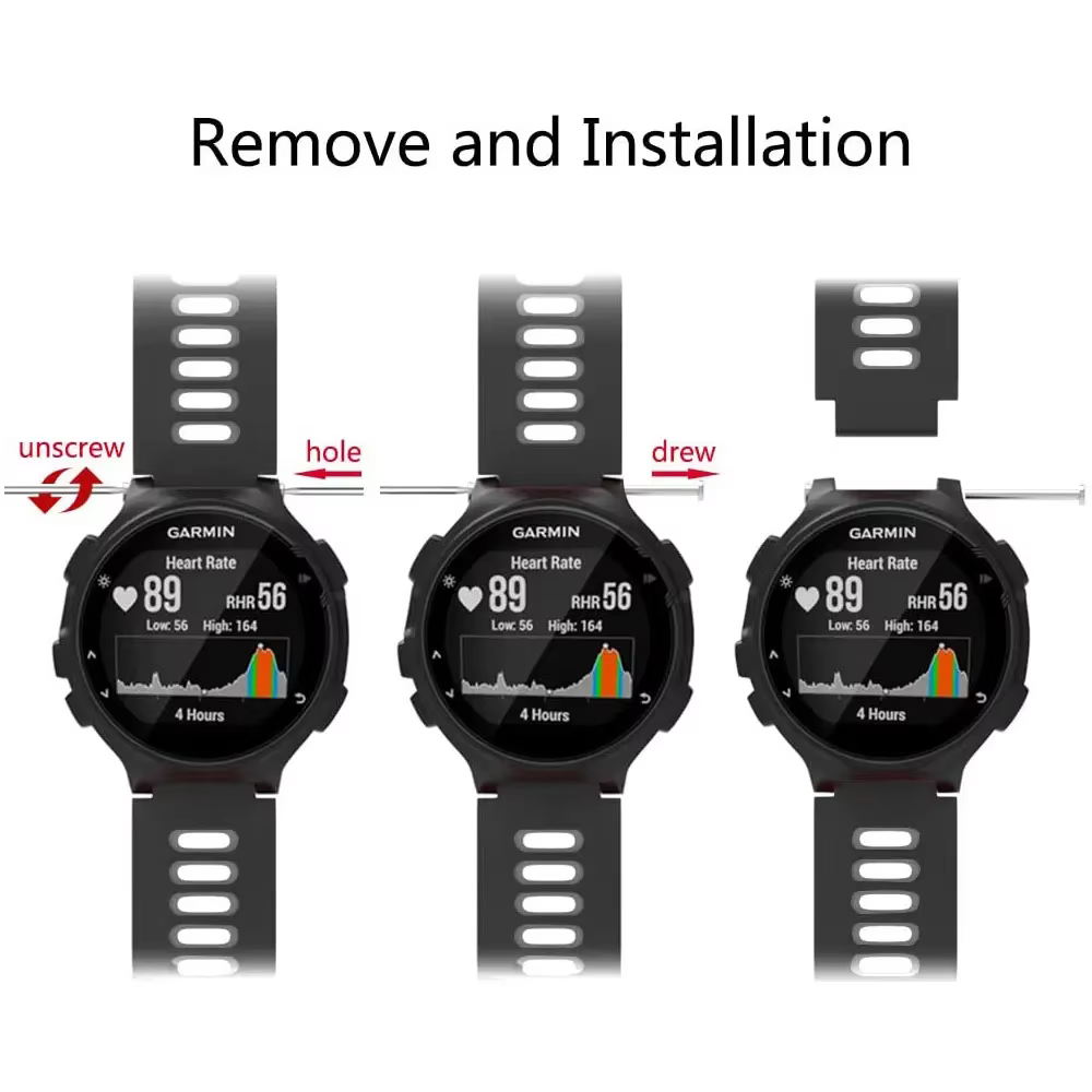 Bracelet de montre pour Garmin Forerunner 235 220 230 620 630 735XT