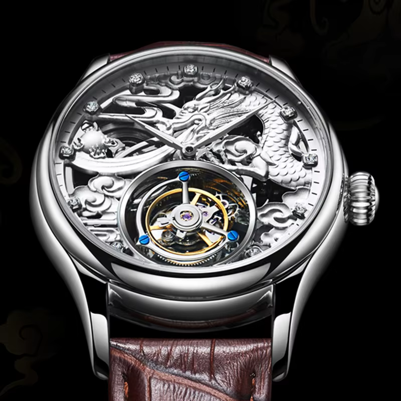 AESOP hommes volant Tourbillon mouvement mécanique automatique montres de luxe