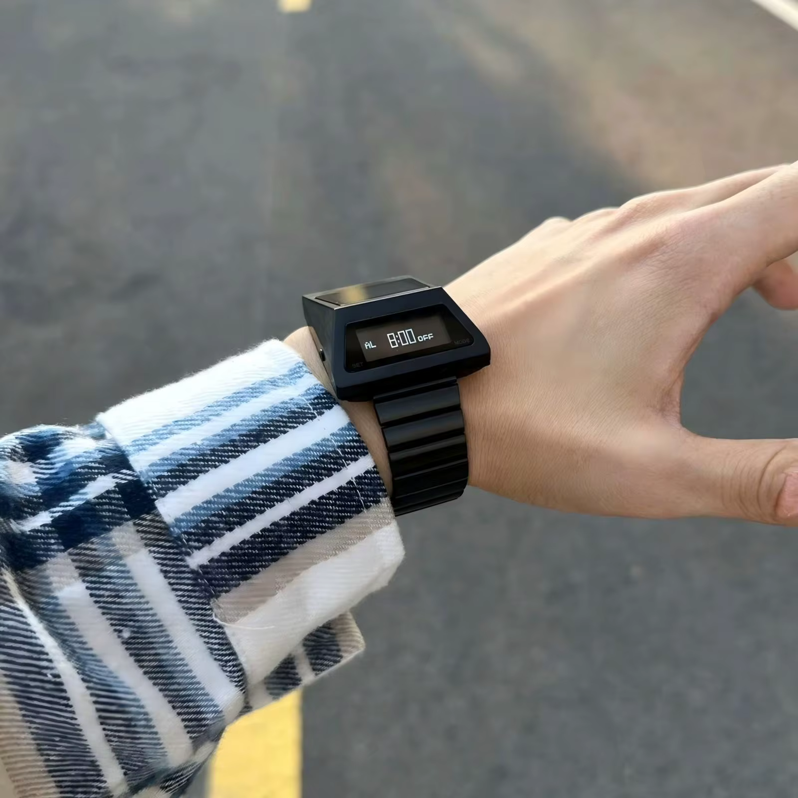 Montre pour homme BENLYDESIGN Computron avec écran OLED