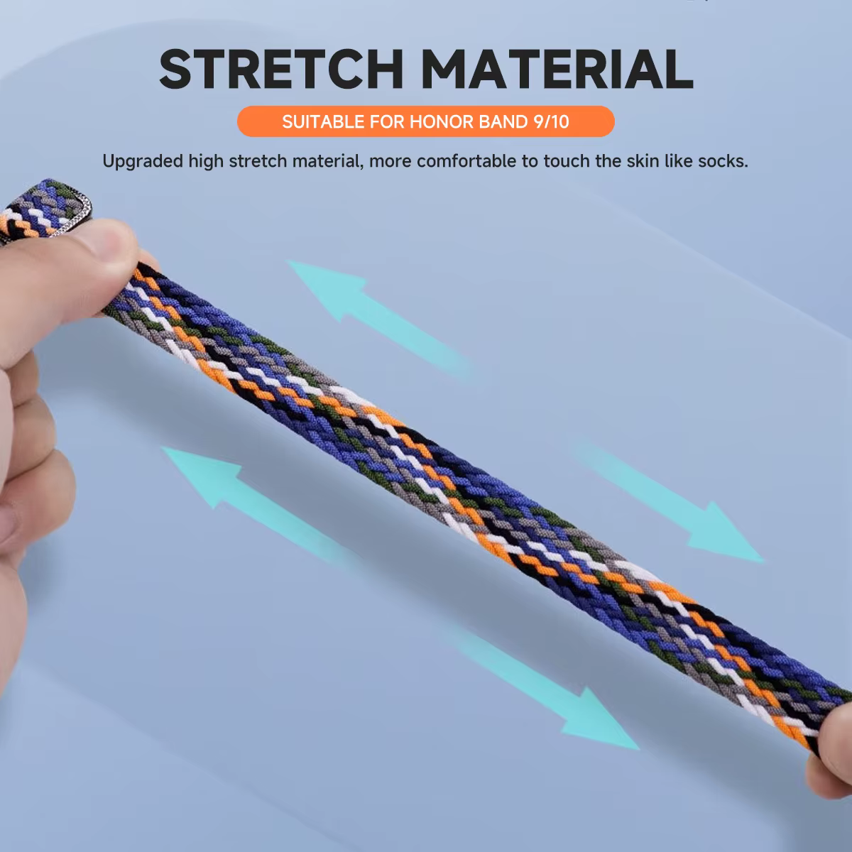Bracelet Solo en Nylon élastique pour Honor Band 9