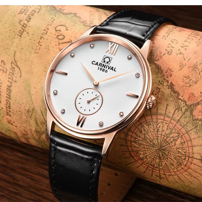 Montre-bracelet d'affaires à quartz pour homme