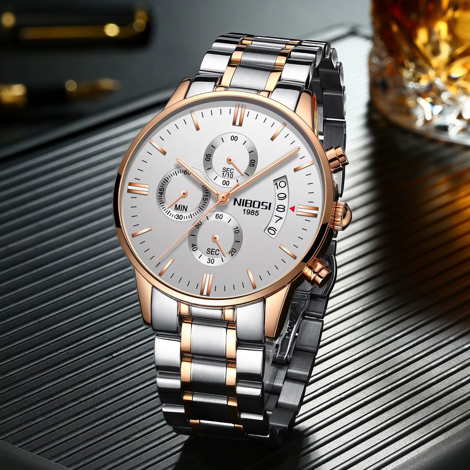 NIBOSI montres de luxe haut de gamme montres pour hommes Relogio Masculino